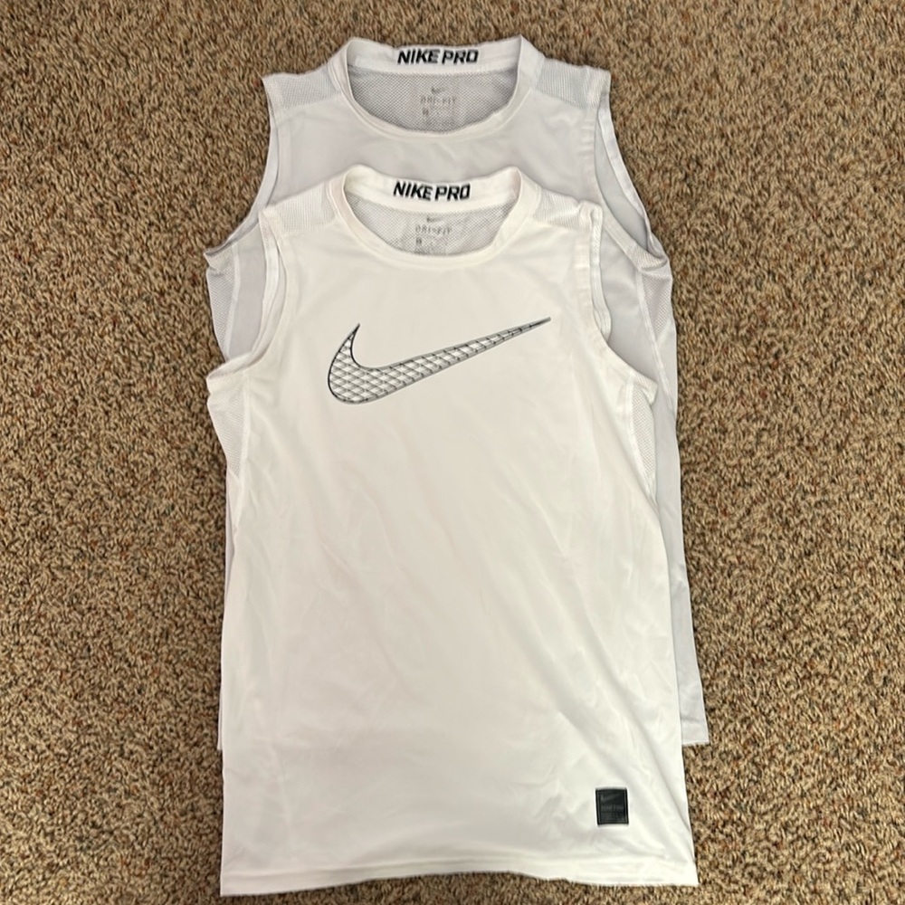 Boys Nike Dri-Fit sleeveless undershirts